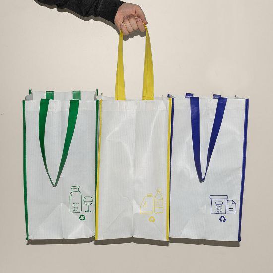 Goya 52014 - 3-Piece RPET Recycling Set with Velcro FOREST