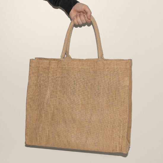 Goya 52508 - Juuttikassi puuvillakahvoilla, 253gr/m2, 50 cm AMAY