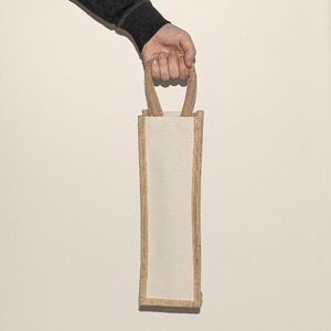 Goya 52513 - Jute- ja puuvillapussi pulloille, 310 gr/m² KUMA