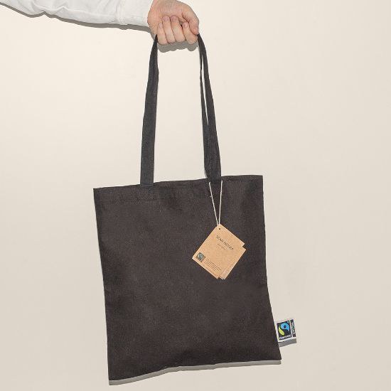 Fairtrade Cotton Bag with 70cm Handles SCAR