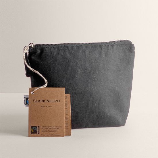 Fairtrade Cotton Toilet Bag, 280 gr/m² CLARK