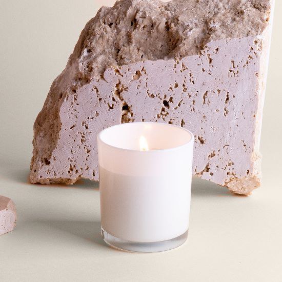 Goya 53540 - Parafiini & Kasvivaha Kynttilä, 120gr, Tuoksut MAUVE
