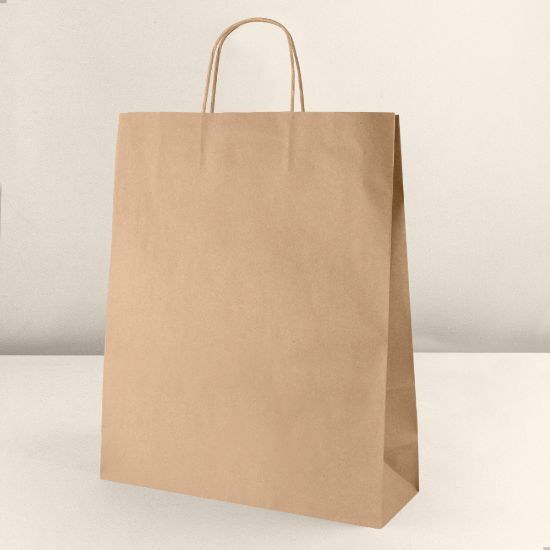 Goya 53581 - Kraft-paperikassi, kierretty kahva, FSC-sertifioitu, 120 gr/m² AYSEN