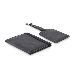 JETTAG Passport and luggage tag set - GiftRetail MO2535