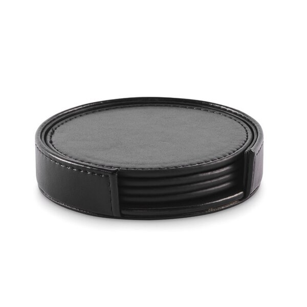 POSA SET 4 kpl PU-lasinalusten sarja - GiftRetail MO2615