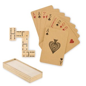 DOMI&CARDS Domino- ja korttisetti - GiftRetail MO2669