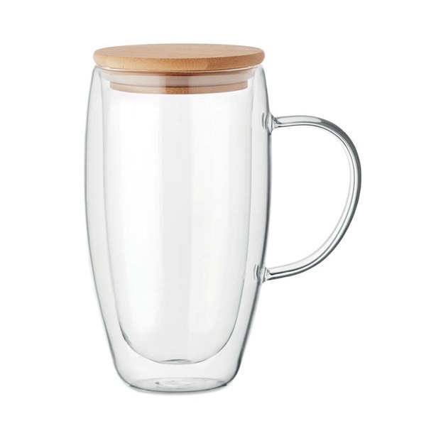 EXISTING NAME Kaksiseinäinen lasimuki 450ml - GiftRetail MO2673