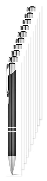 Alumiininen kuulakynä klipsillä