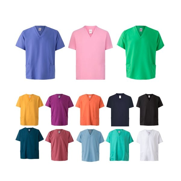 Lyhythihainen tunika (140 g/m²), valmistettu 100 % mikrokuidusta