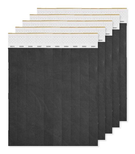 Paketti 5 kpl GiftRetail MO8942 - TYVEK Tapahtumaranneke