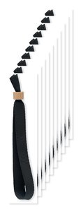 Paketti 10 kpl GiftRetail MO6706 - FIESTA RPET polyester wristband