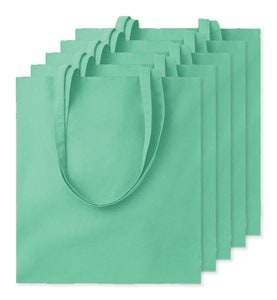 Paketti 50 kpl GiftRetail MO9268 - COTTONEL COLOUR + Puuvilla ostoskassi
