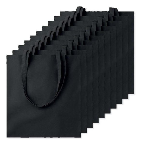 Paketti 100 kpl GiftRetail MO9268 - COTTONEL COLOUR + Puuvilla ostoskassi