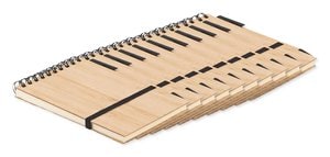 Paketti 10 kpl GiftRetail MO6528 - SONORABAM Bambu muistikirja