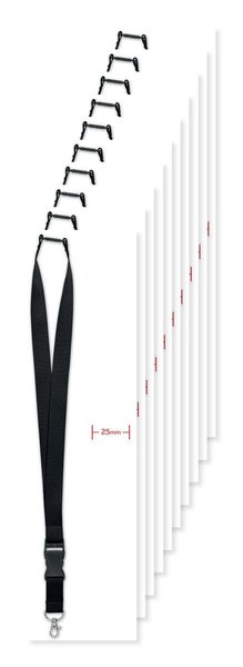 Paketti 10 kpl GiftRetail MO9661 - WIDE LANY Kaulanauha