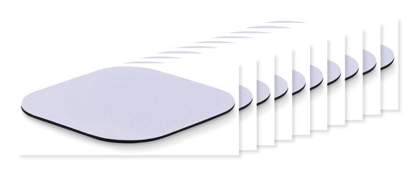 Paketti 100 kpl GiftRetail MO6474 - LIENZO Sublimaatio lasinalunen