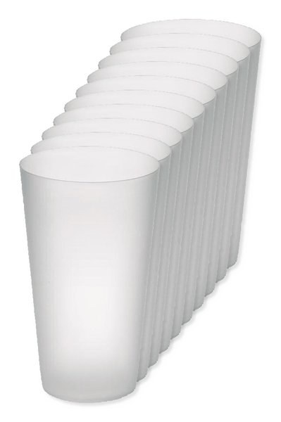 Paketti 10 kpl GiftRetail MO9907 - FESTA LARGE Uudelleenkäytettävä tapahtumamuki 500ml