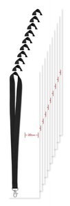 Paketti 100 kpl GiftRetail MO9058 - SIMPLE LANY Kaulanauha