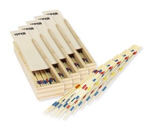Paketti 5 kpl Goya 39038 - Puinen Mikado-peli 41 osalla laatikossa MIKADO