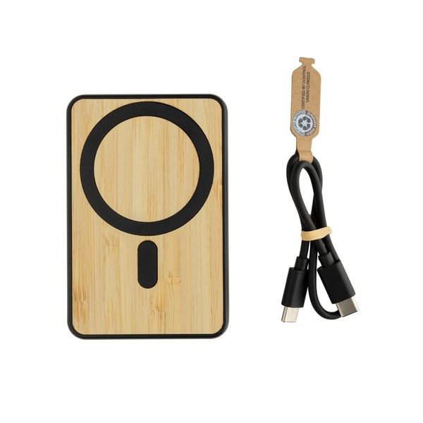 Zen RCS 5000 mah 5W magneettinen bambu virtalähde